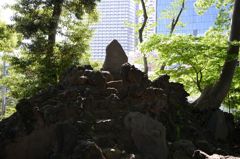 西向天神社の富士塚