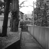 03擁壁下の通路