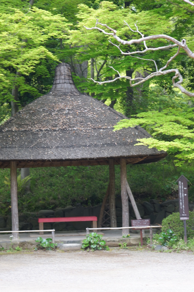雨除けの四阿