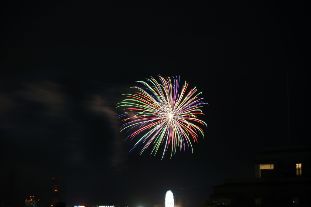 江東区の小さな花火８　錦繍