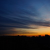 太陽に向かって行く雲　向雲（こううん）