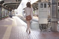 都電　早稲田駅でのモデル