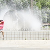 ママ―水遊びしちゃうよー。