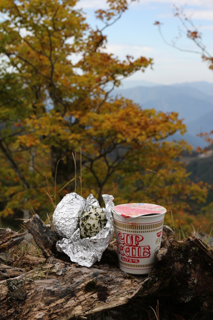 釈迦ヶ岳Lunch？