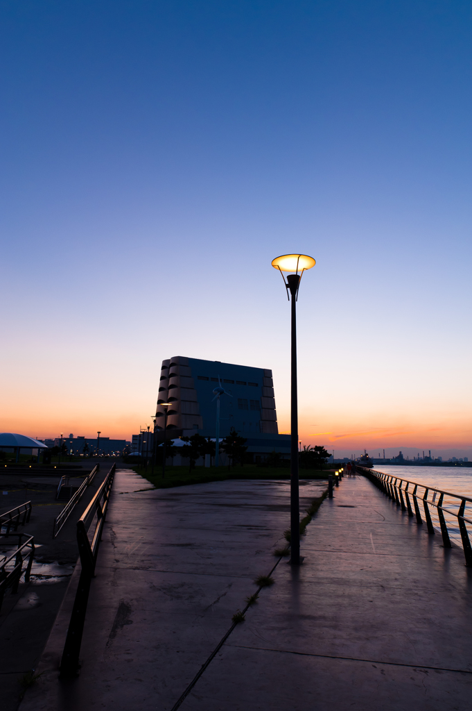 夕焼け時