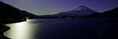 Mt.Fuji in full moon night