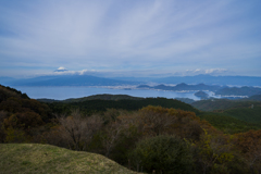 伊豆より眺める富士山