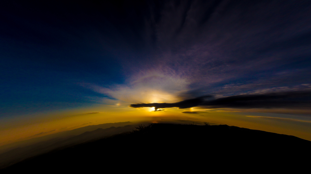 夕日暈