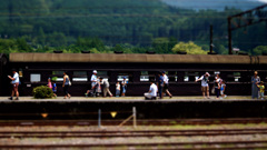 駅のホーム