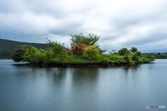 a flying island