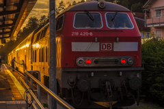 最終列車　フッセン→ミュンヘン