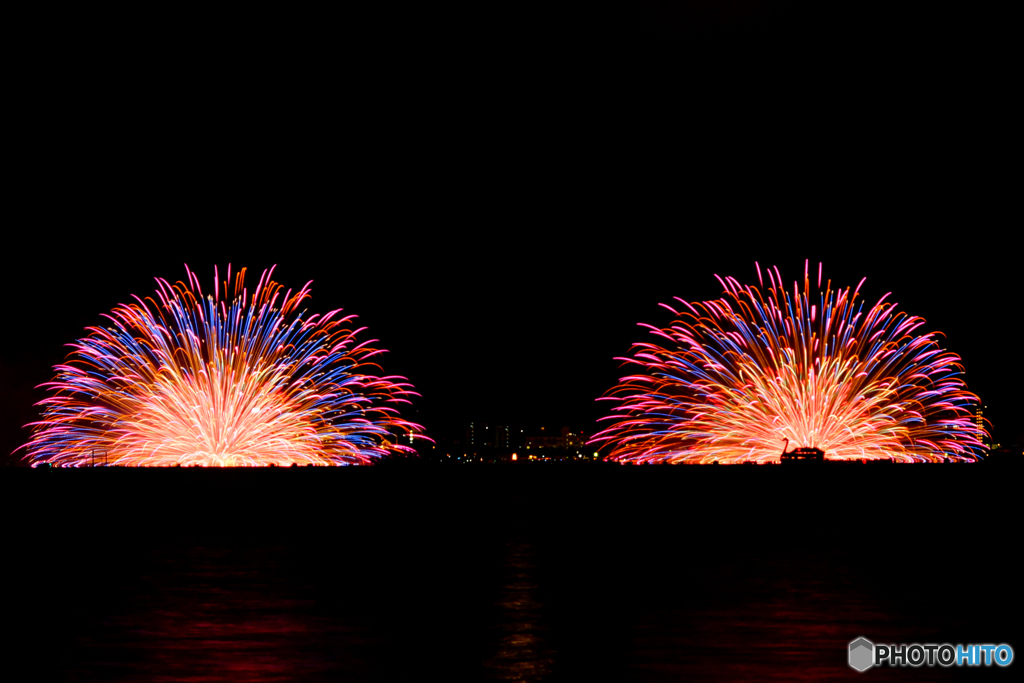 諏訪湖祭湖上花火