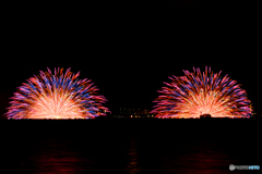 諏訪湖祭湖上花火