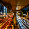 赤坂見附歩道橋の夜景