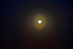 満月の花粉光環