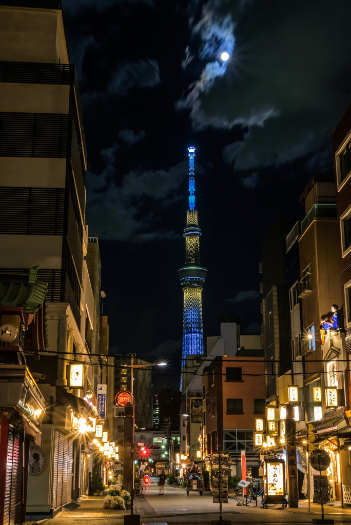 伝法院通りの夜