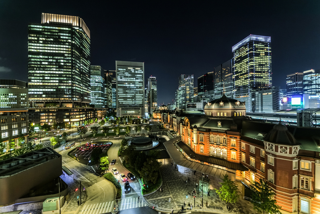 KITTEガーデンの夜景