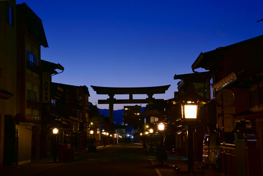 高山の夜景