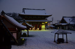 黄昏の池上本門寺2