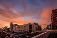 蒲田の夕焼け
