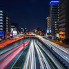 京急蒲田駅前の光跡2