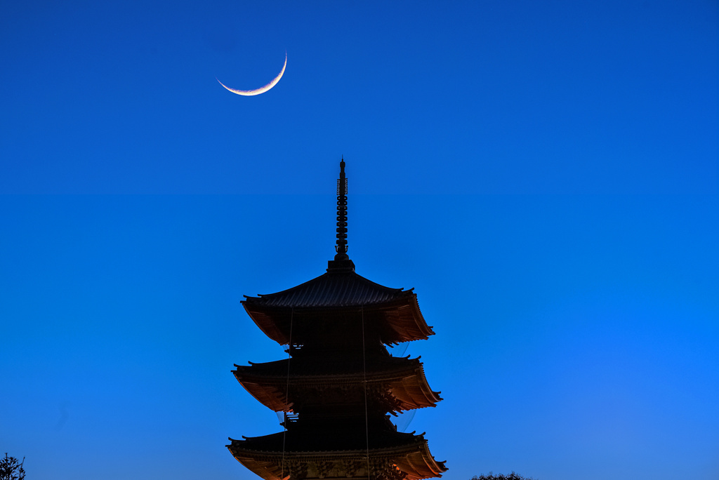 池上の三日月