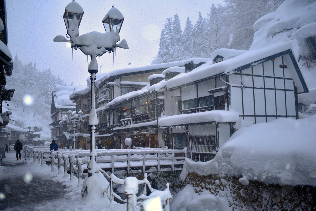 冬の銀山温泉5