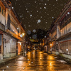 ひがし茶屋街 雪ホタル(自宅編集版)