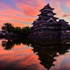 松本城の夜明け2
