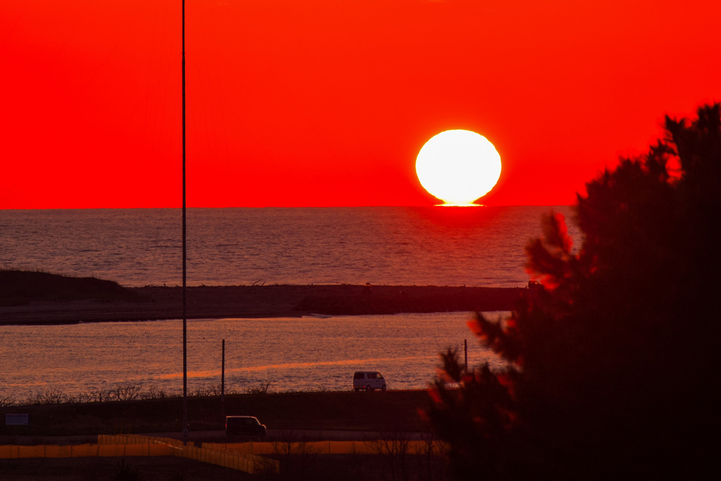 だるまな夕日