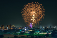 高津区民祭「点火祭」