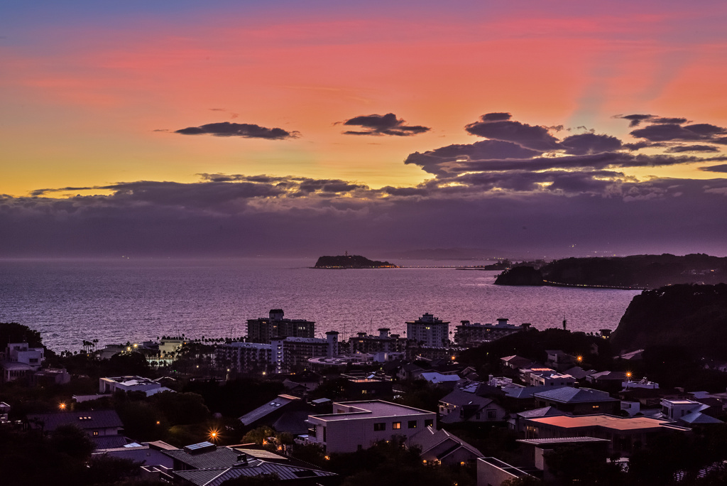 披露山夕景