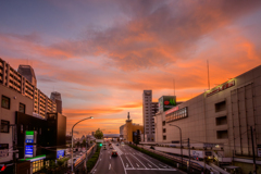 蒲田の夕焼け2