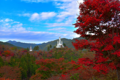 鳥居観音の紅葉