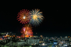 宇佐美夏まつり海上花火大会