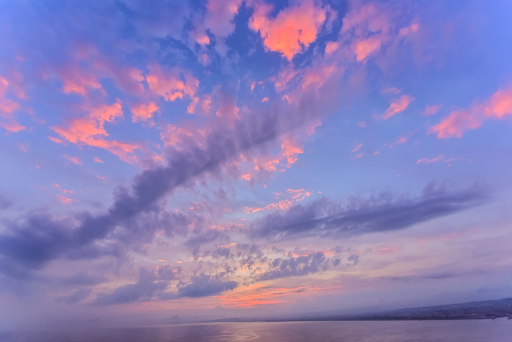 湘南の夕焼け