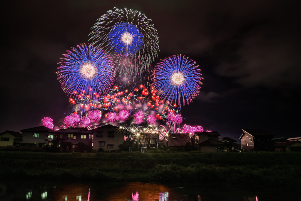 赤川花火大会(ウェルカム花火)