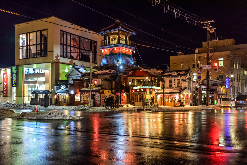 小樽 出抜小路の夜景