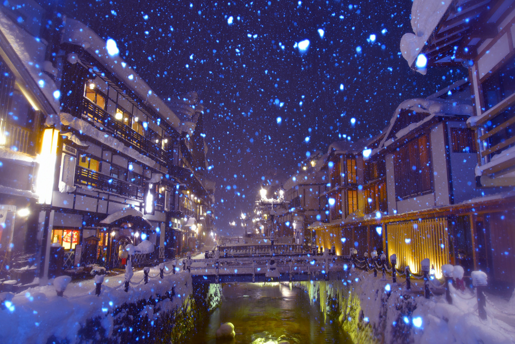 銀山温泉雪景色2