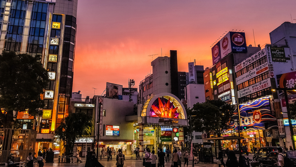 蒲田の夕焼け