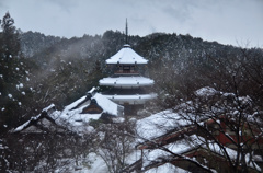 雪の吉野山