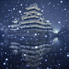 待望の松本城雪景色