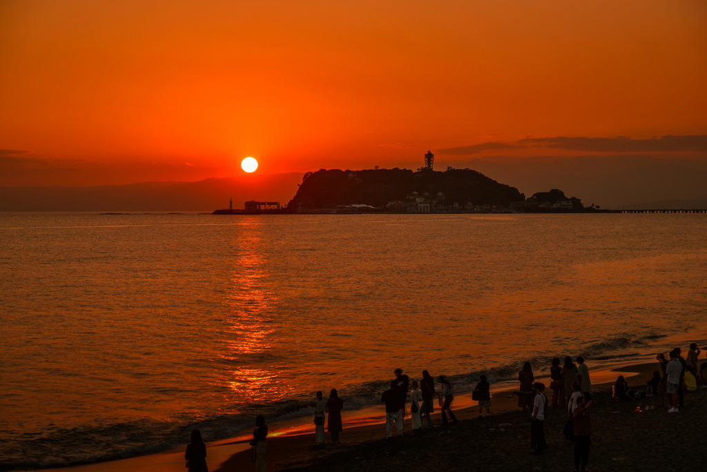 江ノ島の夕日2