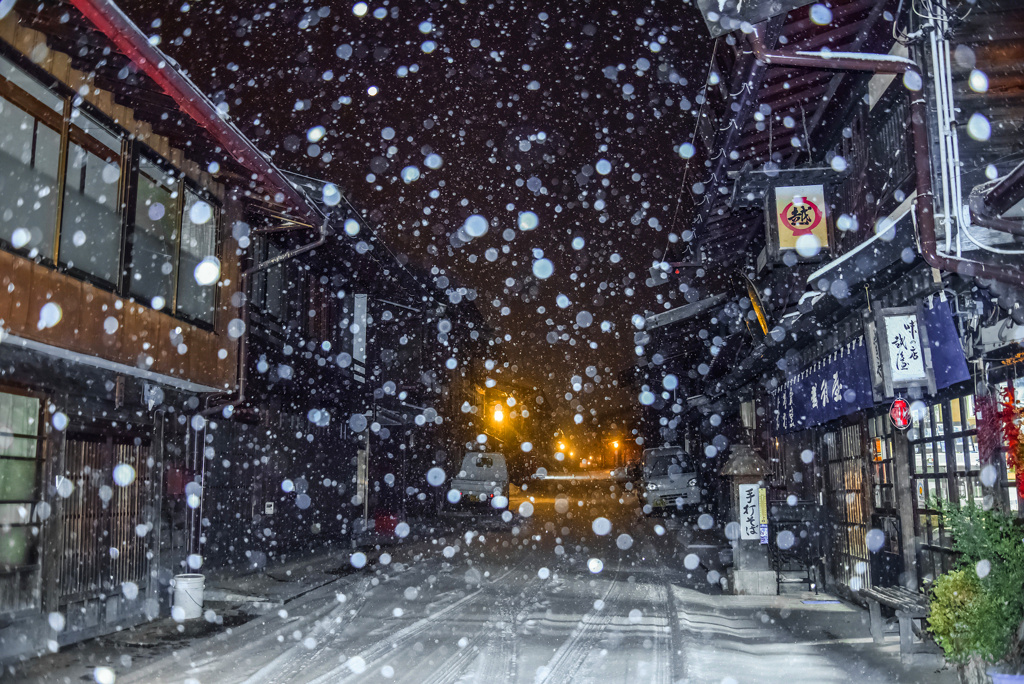 大雪の奈良井宿(再編集版)