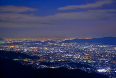 比叡山から見た京都夜景2
