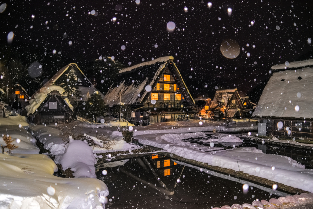 白川郷の夜3