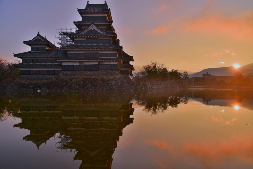 松本の朝