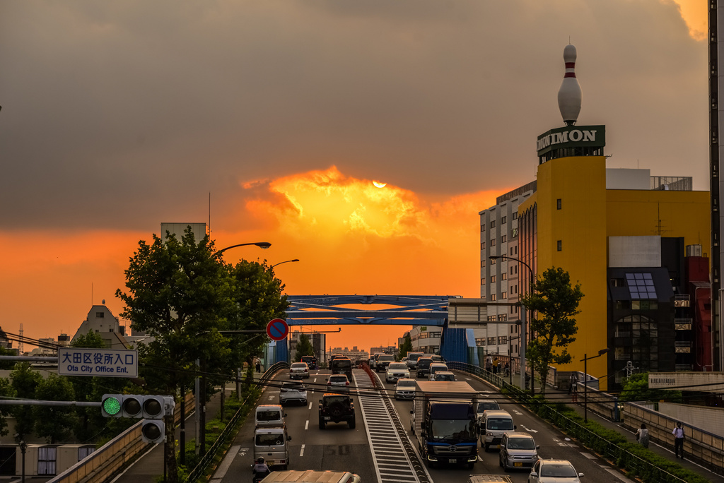 夕日が降りてこないのだが...