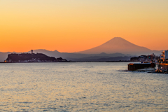 稲村ヶ崎夕景