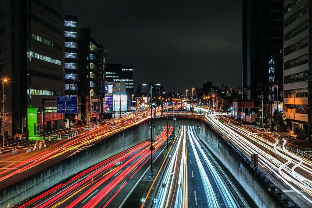 第一京浜の光跡